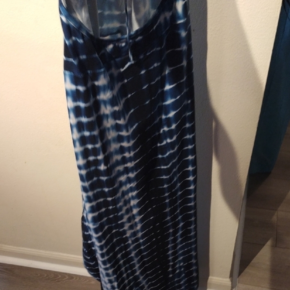SHEIN Blue Tie-Dye Maxi Dress - Picture 8 of 10
